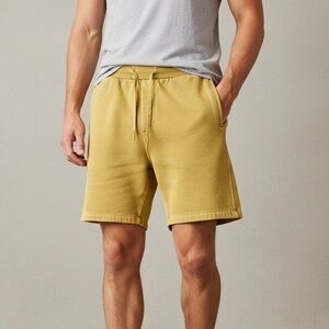 LULULEMON Steady State Relaxed Fit Short 7" Dilute Wash Gilded Yellow XXL